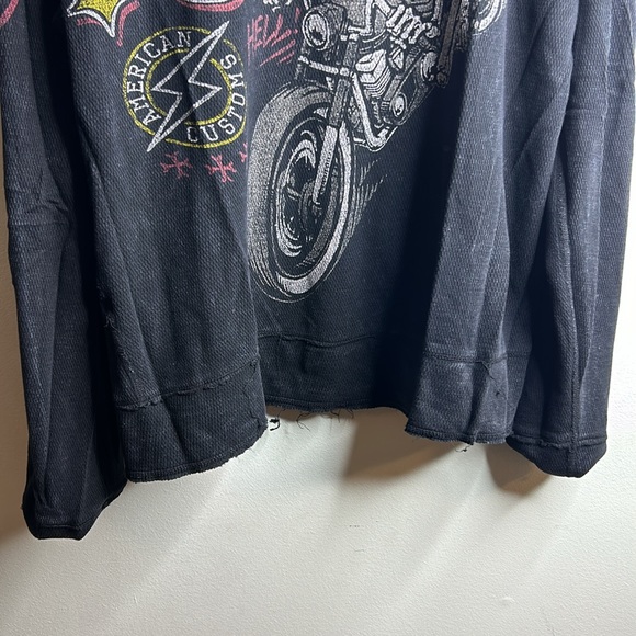 Mens Affliction Reversible Full Zip Hoodie - Picture 10 of 11